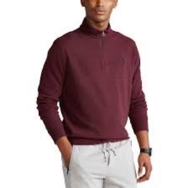 Polo quarter zip sweatshirt best sale