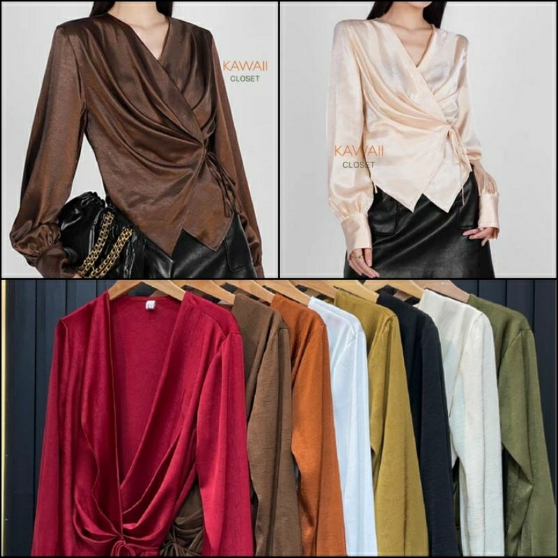 B132 - Raw Silk Blouse main image 1