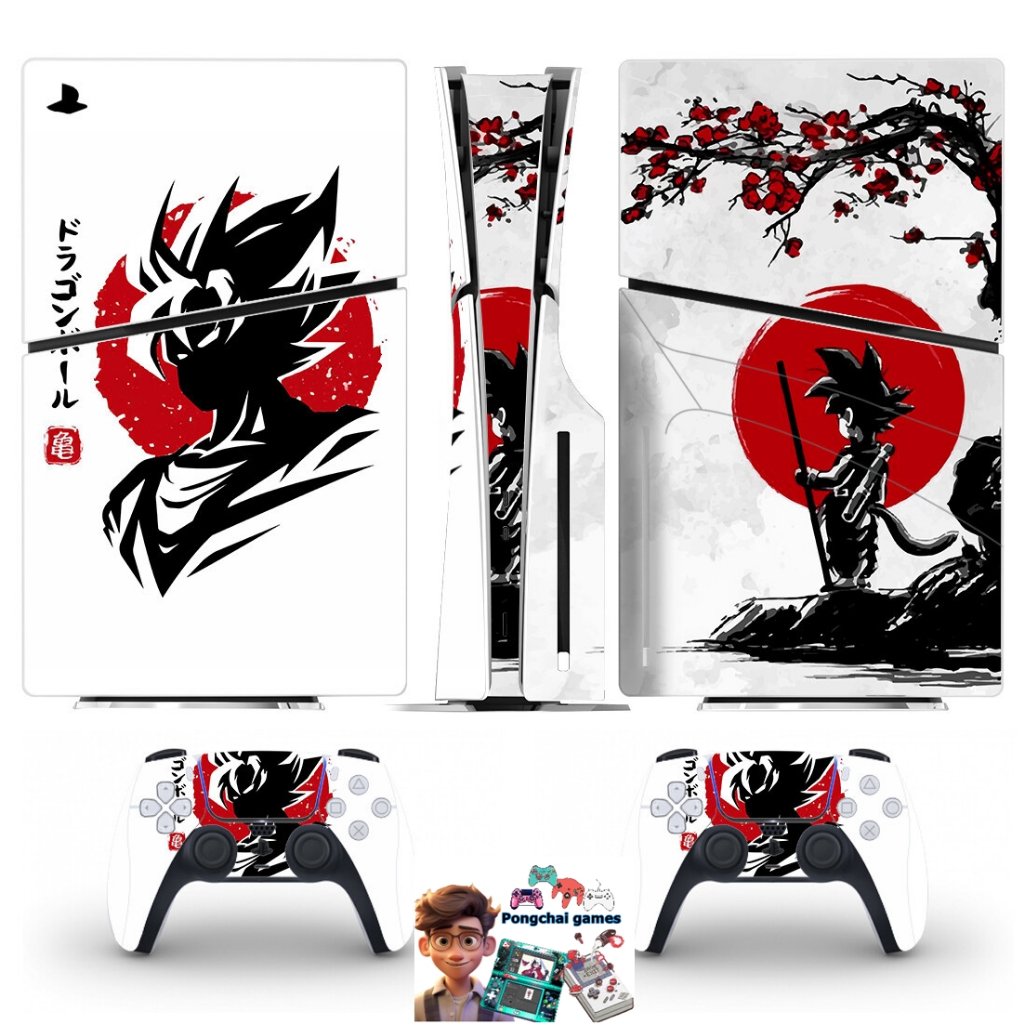 ps5 slim สติกเกอร์ฟิล์ม sticker PS5 SLIM ป้องกันรอยขีดข่วน สติกเกอร์ผิว ...