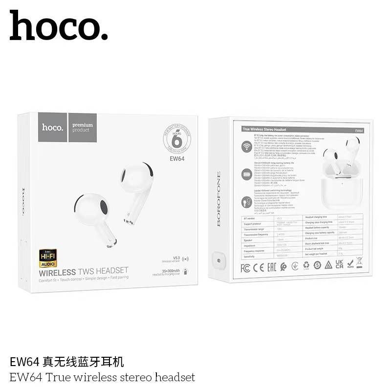 Hoco EW64 หูฟังไร้สายใหม่ราสุดเบสแน่นเสืยงดี | Shopee Thailand