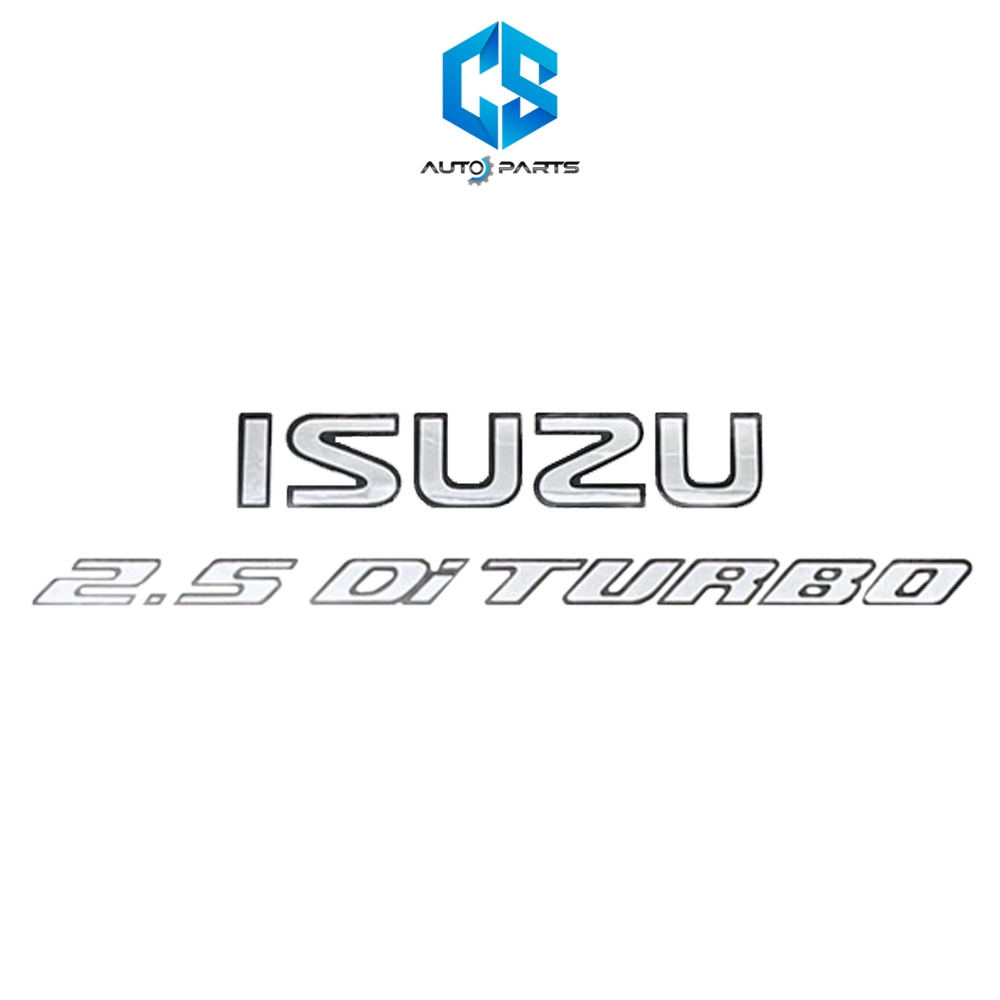 สติ๊กเกอร์ ISUZU 2.5 Di TURBO ติดท้ายรถ ISUZU DMAX Shopee Thailand