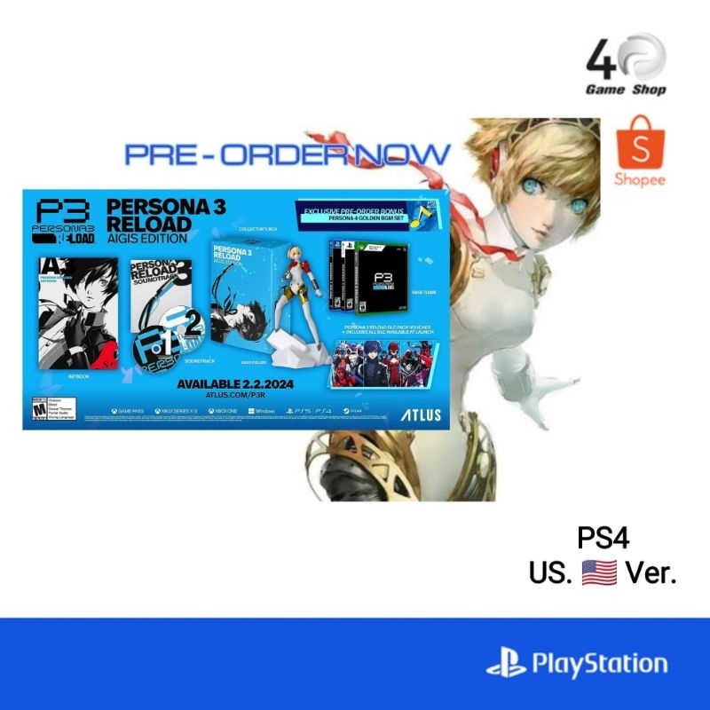 Persona 3 Reload Aigis Edition [Persona 3 Reload][Collector's Edition][PS5 US. Ver.] Shopee