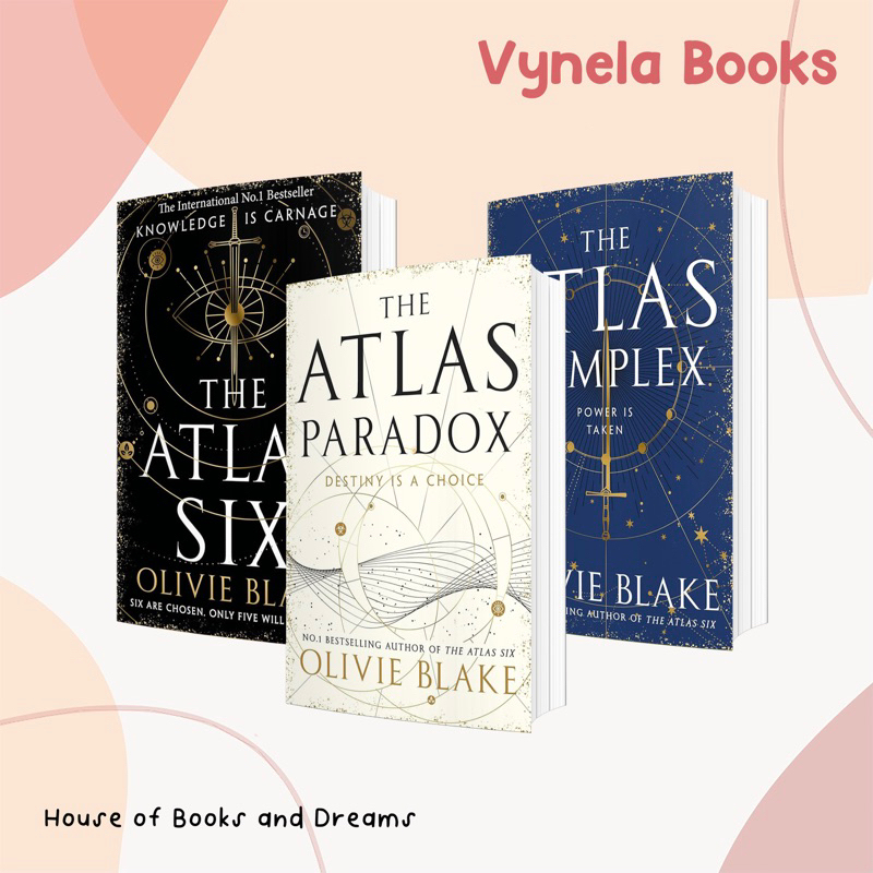 VYNELA (หนังสือภาษาอังกฤษ) THE ATLAS SIX / THE ATLAS PARADOX / THE ATLAS  COMPLEX (ATLAS SERIES #1-3) — OLIVIE BLAKE
