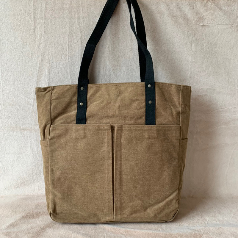 กระเป๋า Monono Canvas Tote bag มือ2 สภาพดี Shopee Thailand