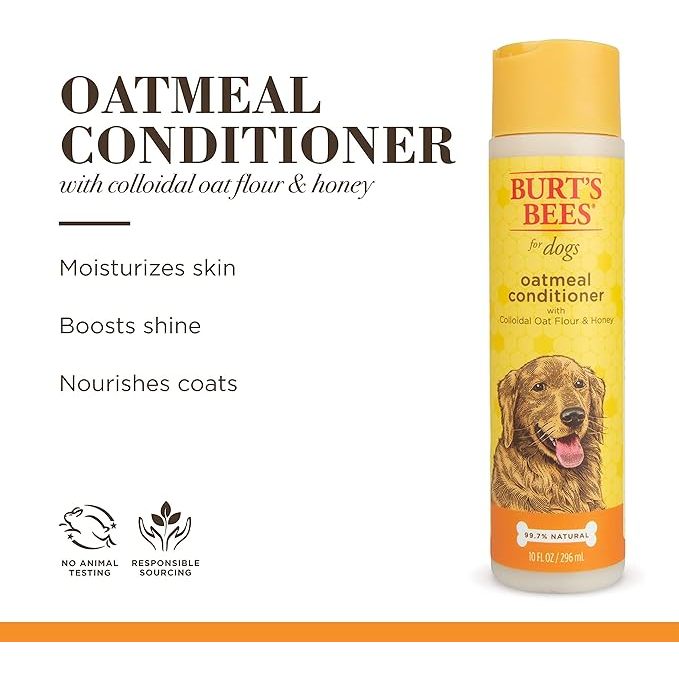 Burt's Bees Dog Oatmeal Conditioner ครีมนวดขนสุนัข สกัดธรรมชาติ ขนนุ่ม