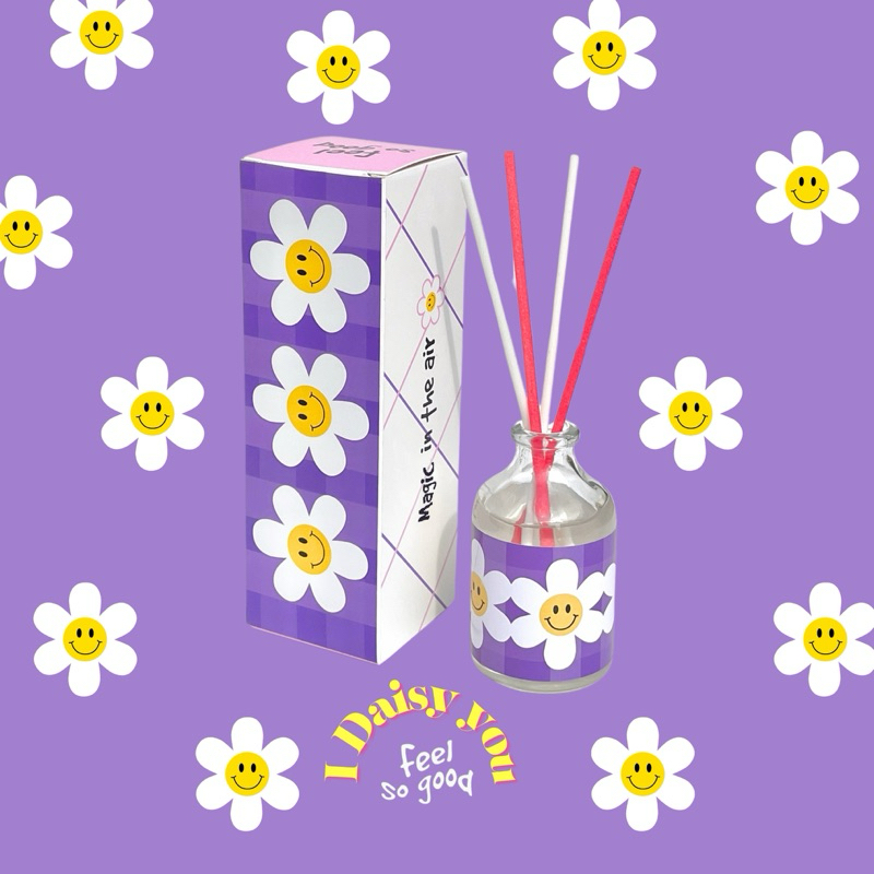 🌼🫖Daisy REED DIFFUSER scent Early fluf ก้านหอมคุณภาพดี กระจายกลิ่นทั่ว ...