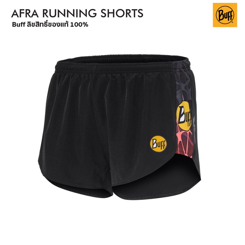โปร Buff Pro Team Afra Black Running Shorts กางเกงวิ่ง เหมาะสำหรับ ...