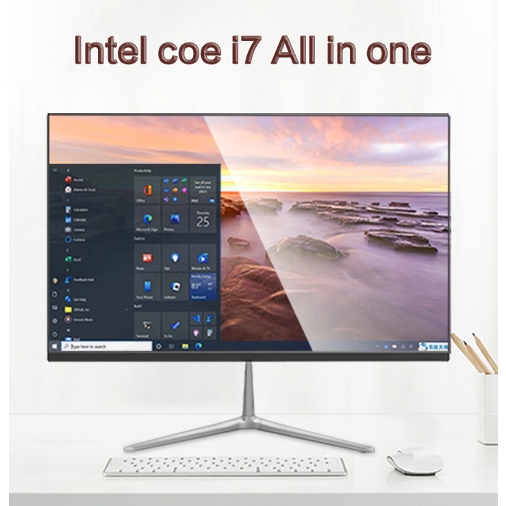 Lenovo All In One Computer Kit พีซีขนาด 24 นิ้วโปรเซสเซอร์ Intel Core ...