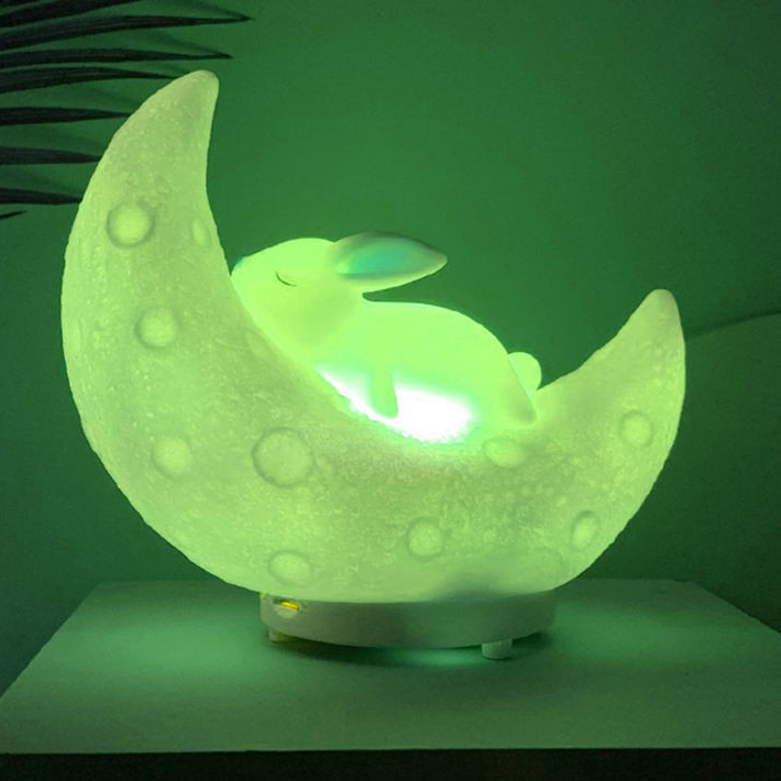 Moon Rabbit Night Light เสียงบลูทูธขั้นสูงสร้างสรรค์ขั้นสูง | Shopee ...