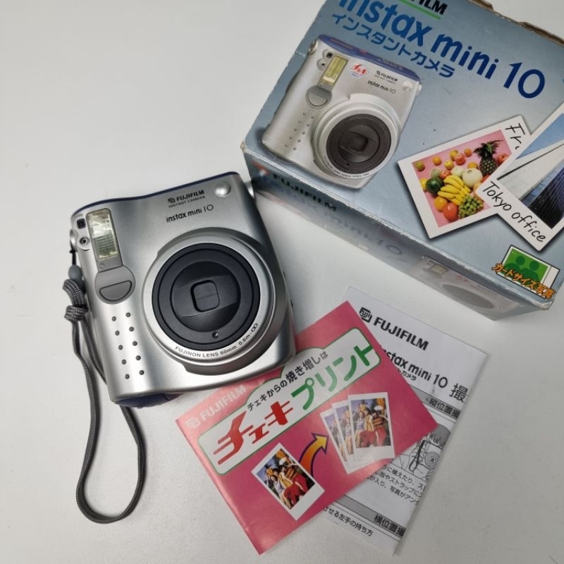 FUJIFILM instax mini 10 สภาพสวย พร้อมใช้งาน มีกล่องคู่มือ | Shopee Thailand