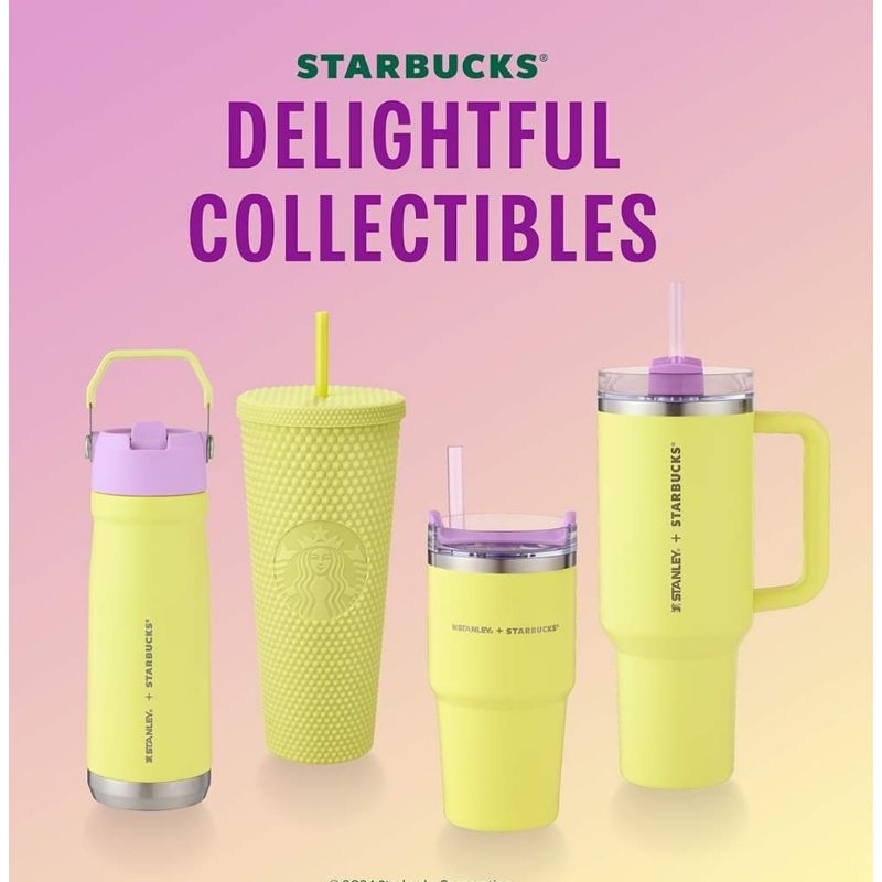 2024 Starbucks Thailand X Stanley Delightful Collectibles "Lime Purple