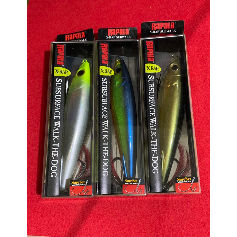 เหยื่อราพาล่า RAPALA X-RAP SUBWALK XRSR-15 SUBSURFACE WALK-THE-DOG ...