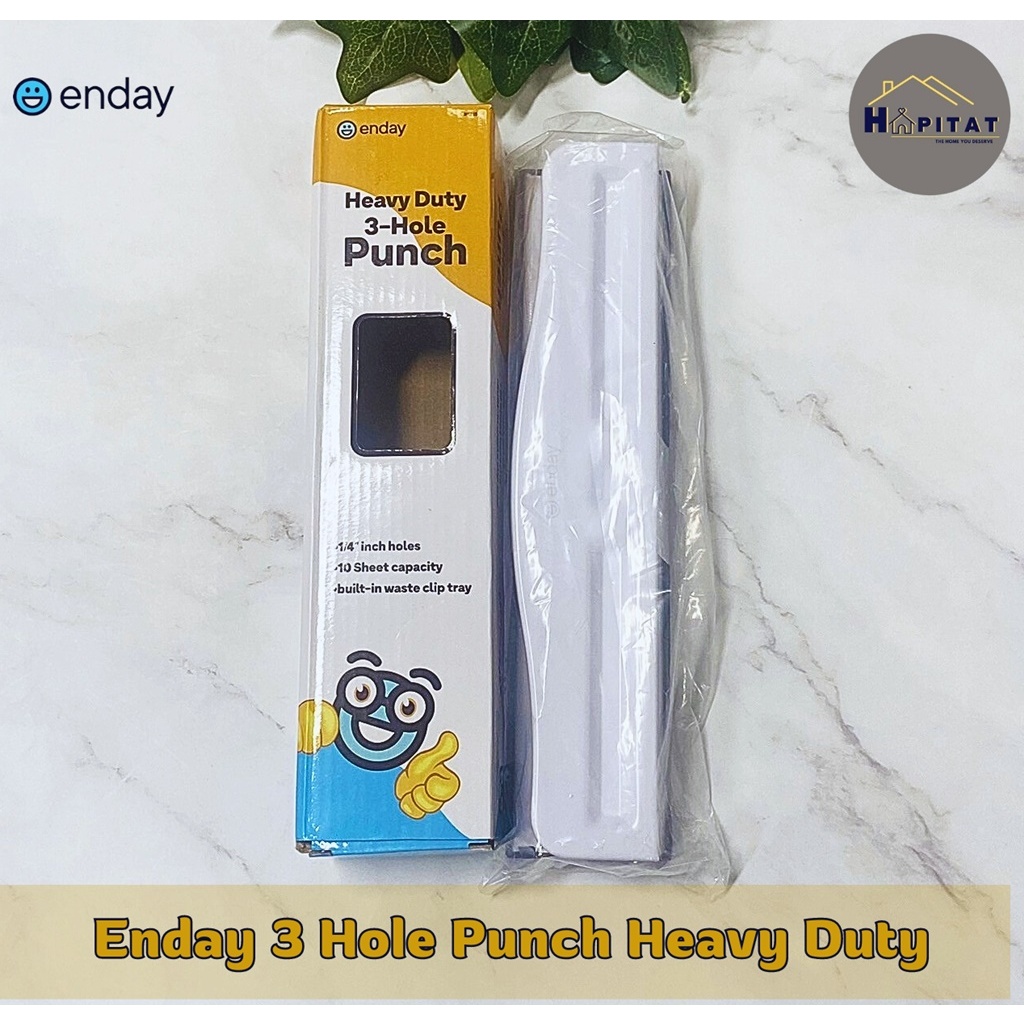 {Enday®} 3 Hole Punch Heavy Duty เครื่องเจาะกระดาษ | Shopee Thailand