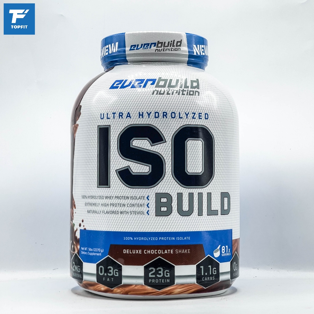 Everbuild ISO BUILD Ultra Hydrolyzed 5 lbs - 100% Ultra Hydrolyzed Whey ...