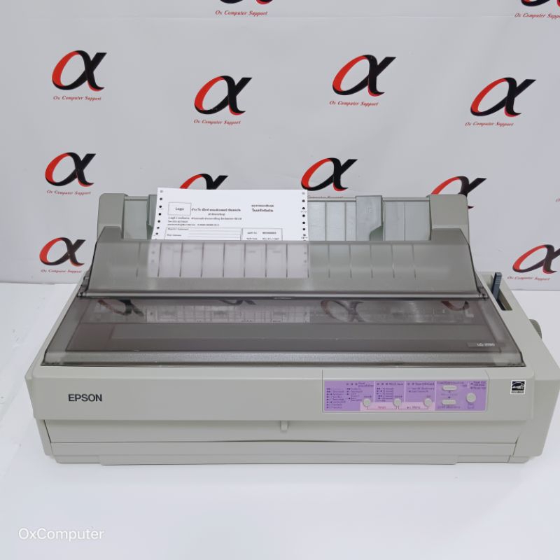 Epson LQ2190 Dot Matrix Printer มือสอง พร้อมใช้งาน ปริ้นใบเสร็จลอกลายสัก A3 Shopee Thailand