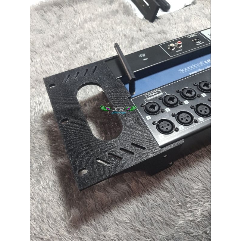 Rack Adapter Soundcraft Ui12 ขาต่อยึดแรค Ui12 งาน 3D Print วัสดุABS ยึด ...