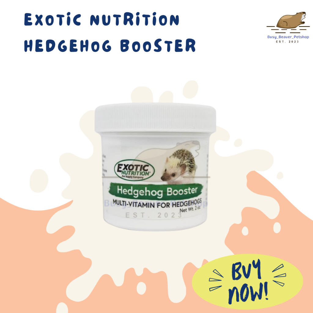 EXOTIC NUTRITION HEDGEHOG BOOSTER MULTIVITAMIN 56กรัม | Shopee Thailand
