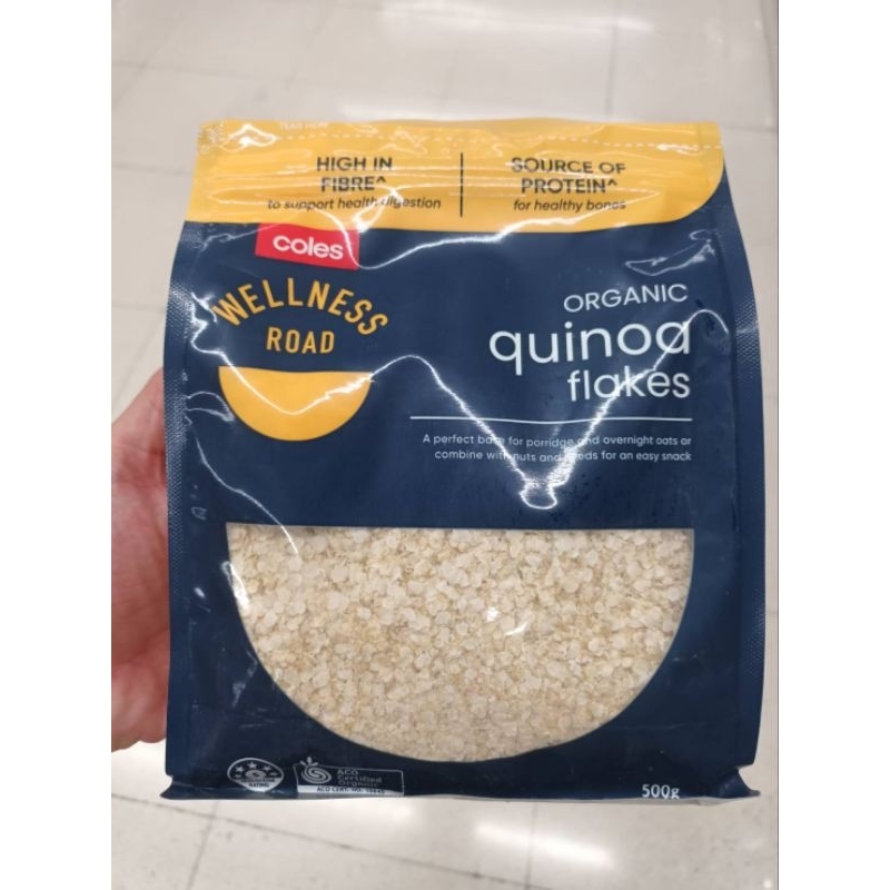 Coles Quinoa Flakes 500g.ซีเรี่ยลควินัว 500กรัม Shopee Thailand