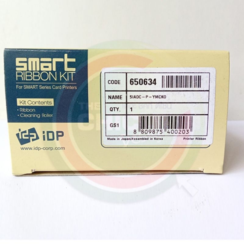 Smart Ribbon Kit Contents idp 50s Printer Ribbon Color YMCKO Code No.650634 Shopee Thailand