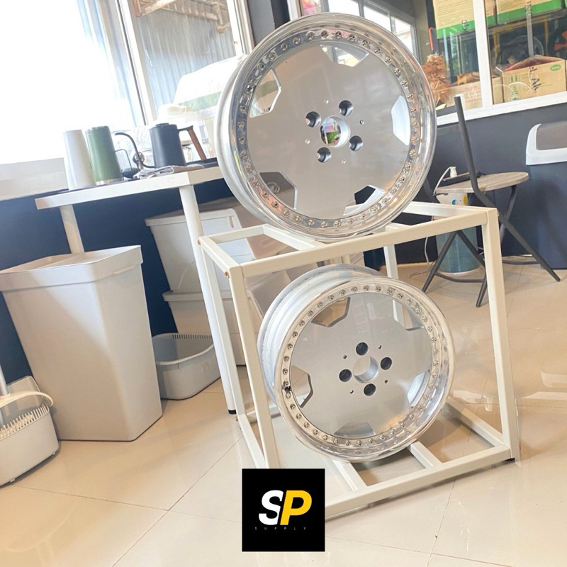 ชั้นวางล้อ(SP008) สไตล์มินิมอล ความจุ 2-4 วง | Shopee Thailand