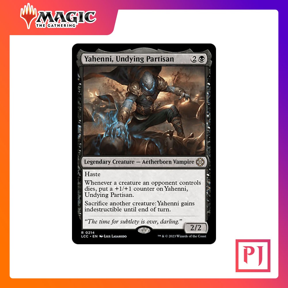 [MTG] Yahenni, Undying Partisan [LCC] [BLACK] [RARE] [NORMAL] [ENG] (การ์ดเมจิค / Magic the