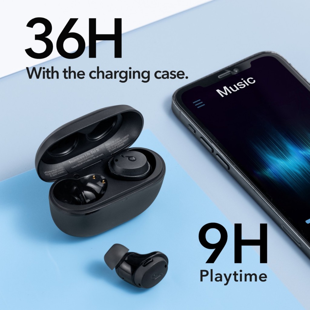 Soundcore Life Dot 3i หูฟังบลูทูธไร้สาย ลดเสียงรบกวน headphone Bluetooth 5.2 หูฟังบลูทูธไร้สาย หูฟังตัดเสียงรบกวน