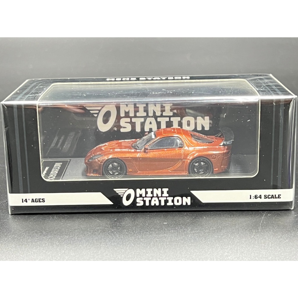 CZ TM 1:64 RX7 Veilside Figure Racing Sports Model Diecast