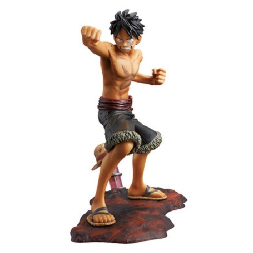 One Piece DXF MANHOOD-Zetto - Monkey D. Rufy (Luffy) Figura 2 Set, Importazione Giappone