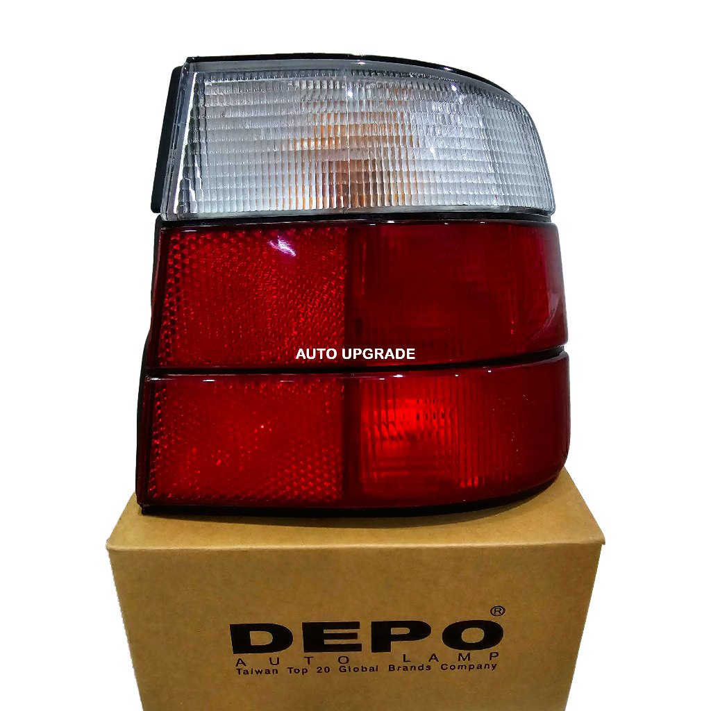 (Depo) ไฟท้าย BMW E34 ขาวแดง พร้อมขั้วไฟและหลอดไฟ | Shopee Thailand