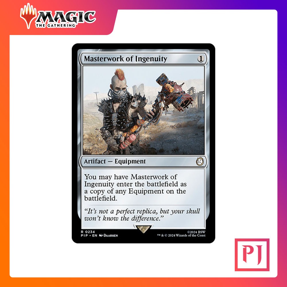 [MTG] Masterwork of Ingenuity - Fallout Commander [PIP] [ARTIFACT ...