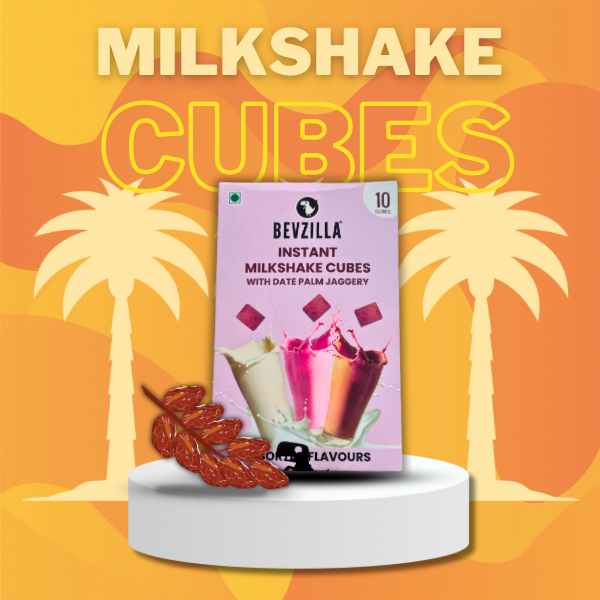 มิลค์เชคก้อน คละรสชาติ Assorted Instant Milkshake Cubes (4 Cubes ...