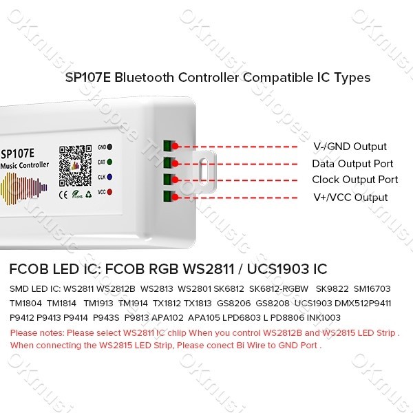 SP107E สไลด์ Light Band โทรศัพท์มือถือ sp107e music controller ...