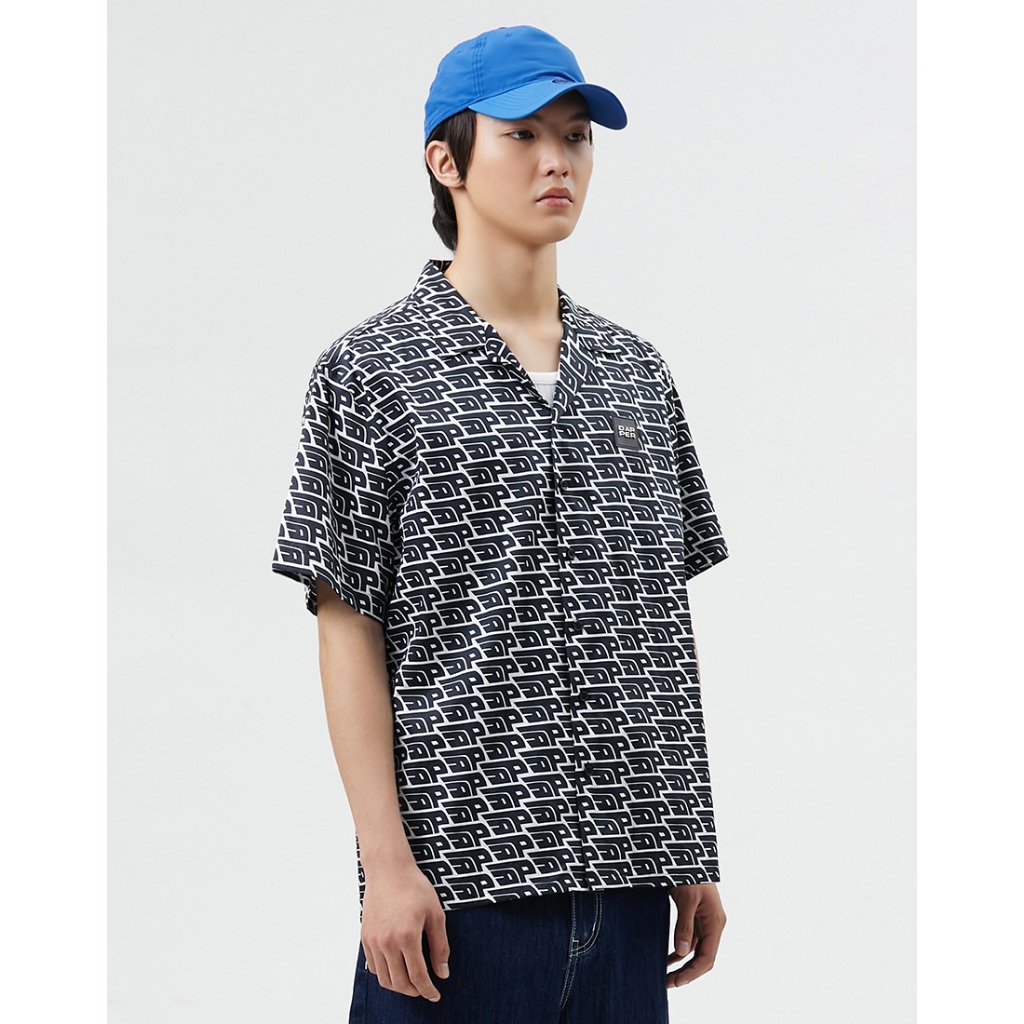 DAPPER เสื้อฮาวาย Speed DP Logo Print สีดำ (BCSB1/205HP) | Shopee Thailand