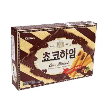 ขนมเกาหลี โชโคไฮม์-คราวน์ Chocoheim-Crown 쵸코하임-크라운 พร้อมส่ง | Shopee ...