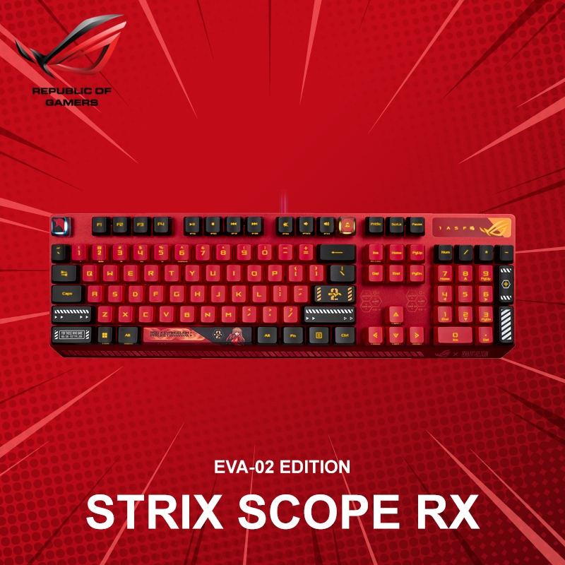 คีย์บอร์ด ASUS ROG Strix Scope RX EVA-02 Edition (ภาษาไทย) ประกันศูนย์ ...