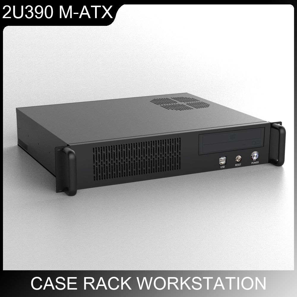 เคส แร็ค 2U 2U390 DVD CD M-ATX ITX RACK CHASSIS SERVER CASE COMPUTER ...