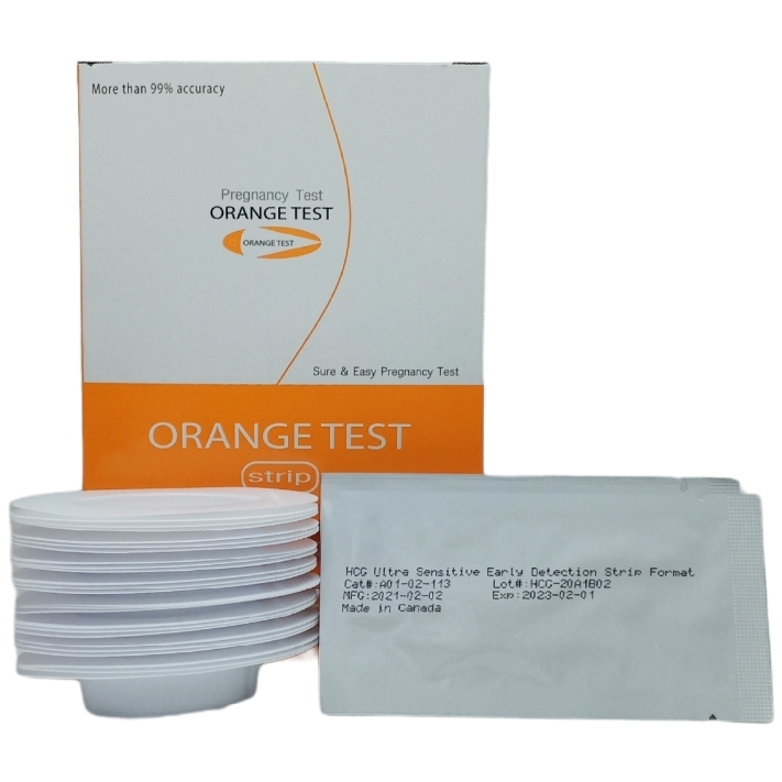 ORANGE TEST STRIP ชุดทดสอบการตั้งครรภ์ แบบจุ่ม 25 ชุด | Shopee Thailand