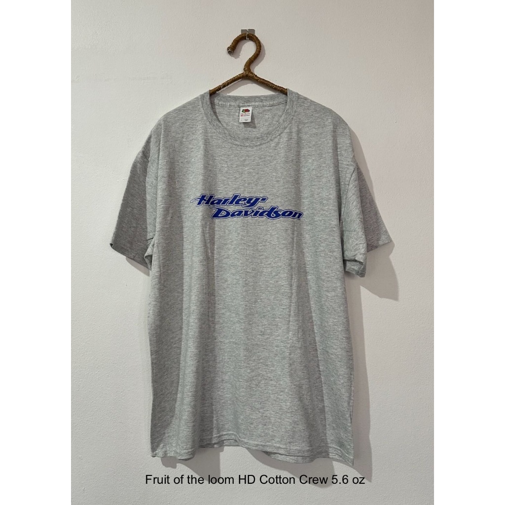 Fruit of the loom HD Cotton T-shirt / Harley Davidson Front Screen