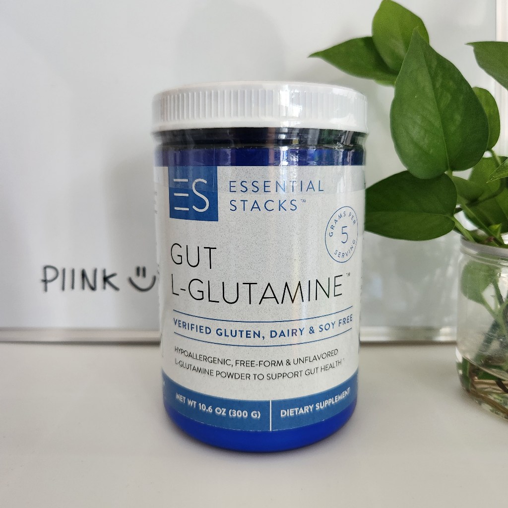 Essential Stacks Gut LGlutamine Powder 300 g แอลกลูตามีน แบบผง ช่วย