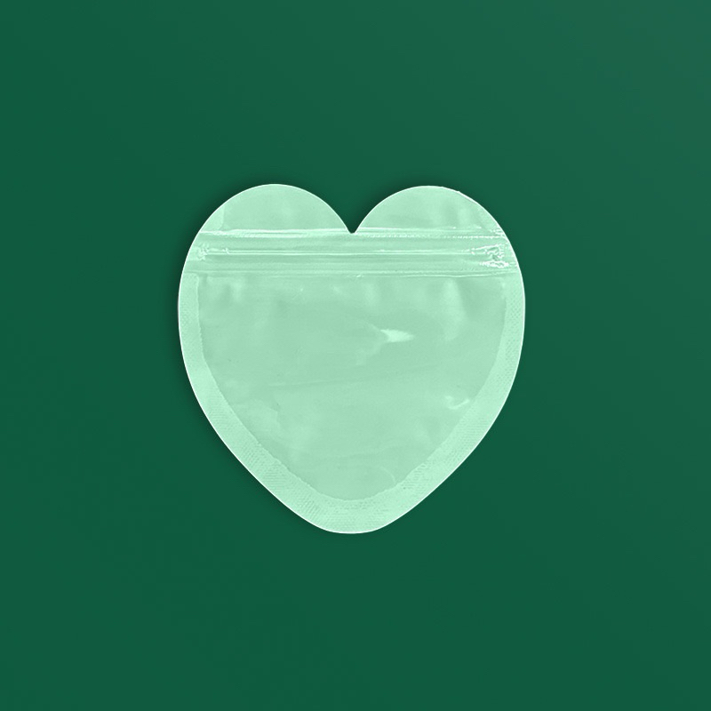 Heart Shaped Ziplock Bag 10x10cm Shopee Thailand