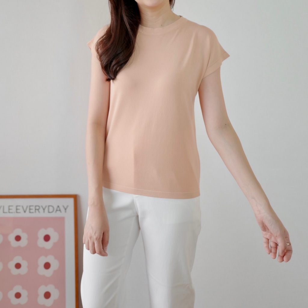 เพียง 390.- all u need top เสื้อไหมพรมเนื้อทอหนาปานกลาง นุ่มสบาย เนื้อ ...