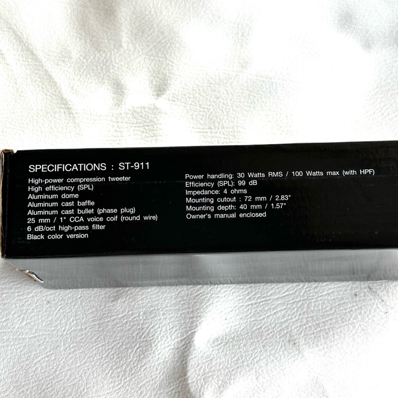 Status ST-911 ลำโพงทวิตเตอร์ แหลมจาน 4 นิ้ว แม่เหล็ก12 มิล แถมตัวซี ...