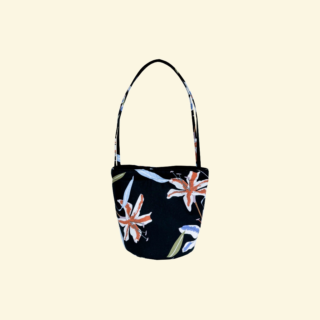 Himawari Baggu Oriental Lily Bucket Bag | Shopee Thailand