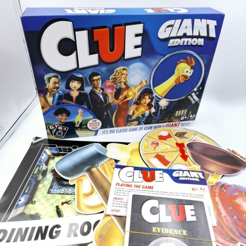 CLUE GIANT Edition บอร์ดเกม บอร์ดเกมยอดนักสืบ Board Game Shopee Thailand