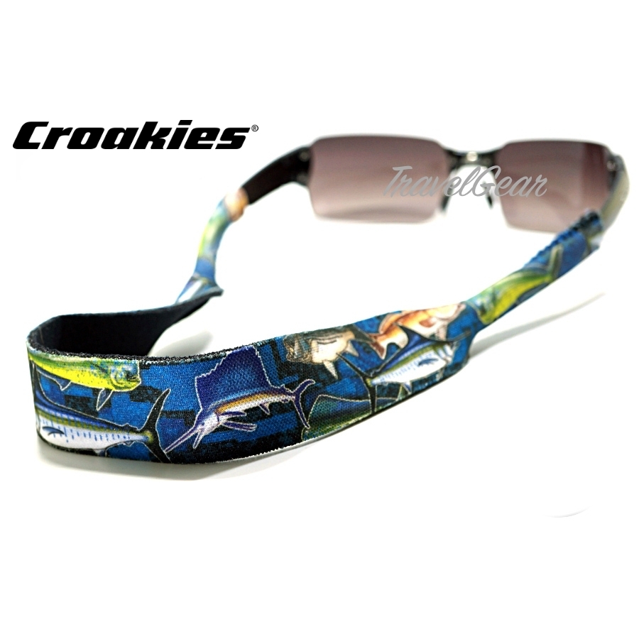สายคล้องแว่นตา Croakies XL Print รุ่น Offshore Blue(new package ...