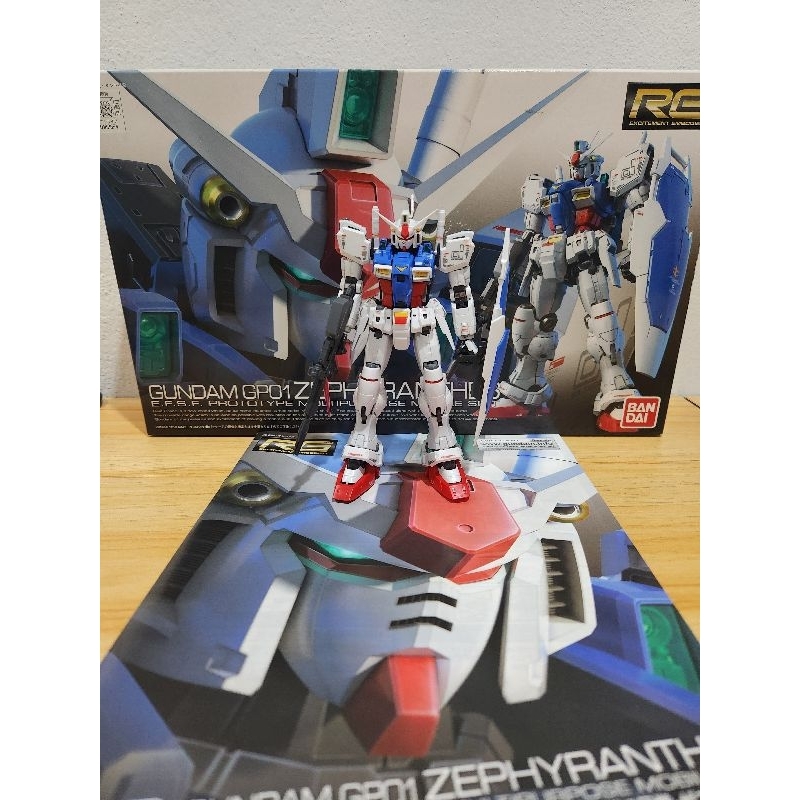 ประกอบแล้ว Bandai RX-78 GP01 Gundam GP01 Zephyranthes (RG) (Gundam ...