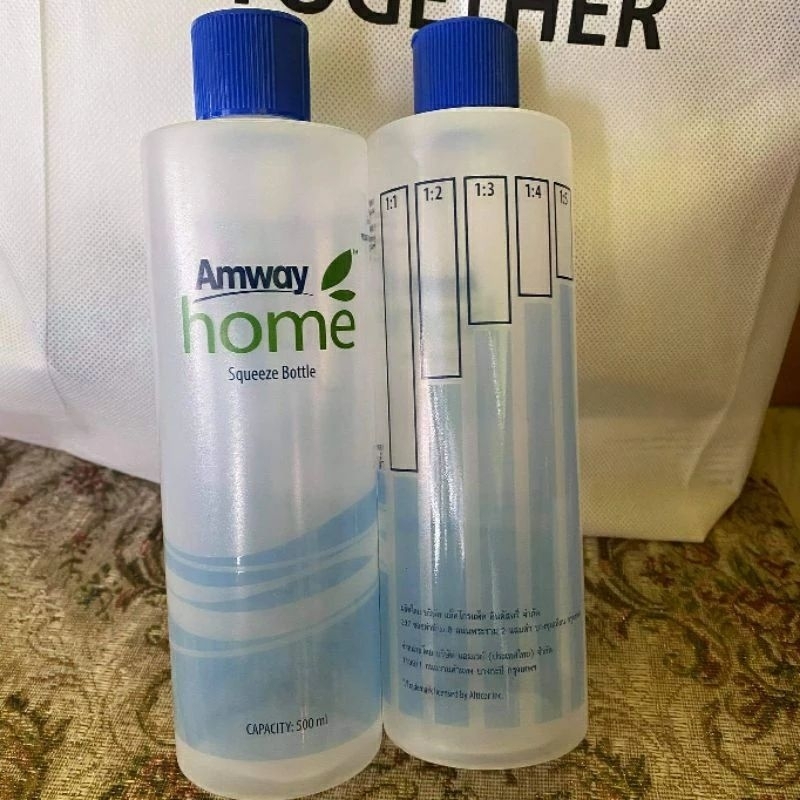 1 ขวด แอมเวย์ ขวดบีบ เบาแรง ใช้ผสมน้ำยาล้างจาน หรืออื่นๆ Amway squeeze bottle 500ml Shopee