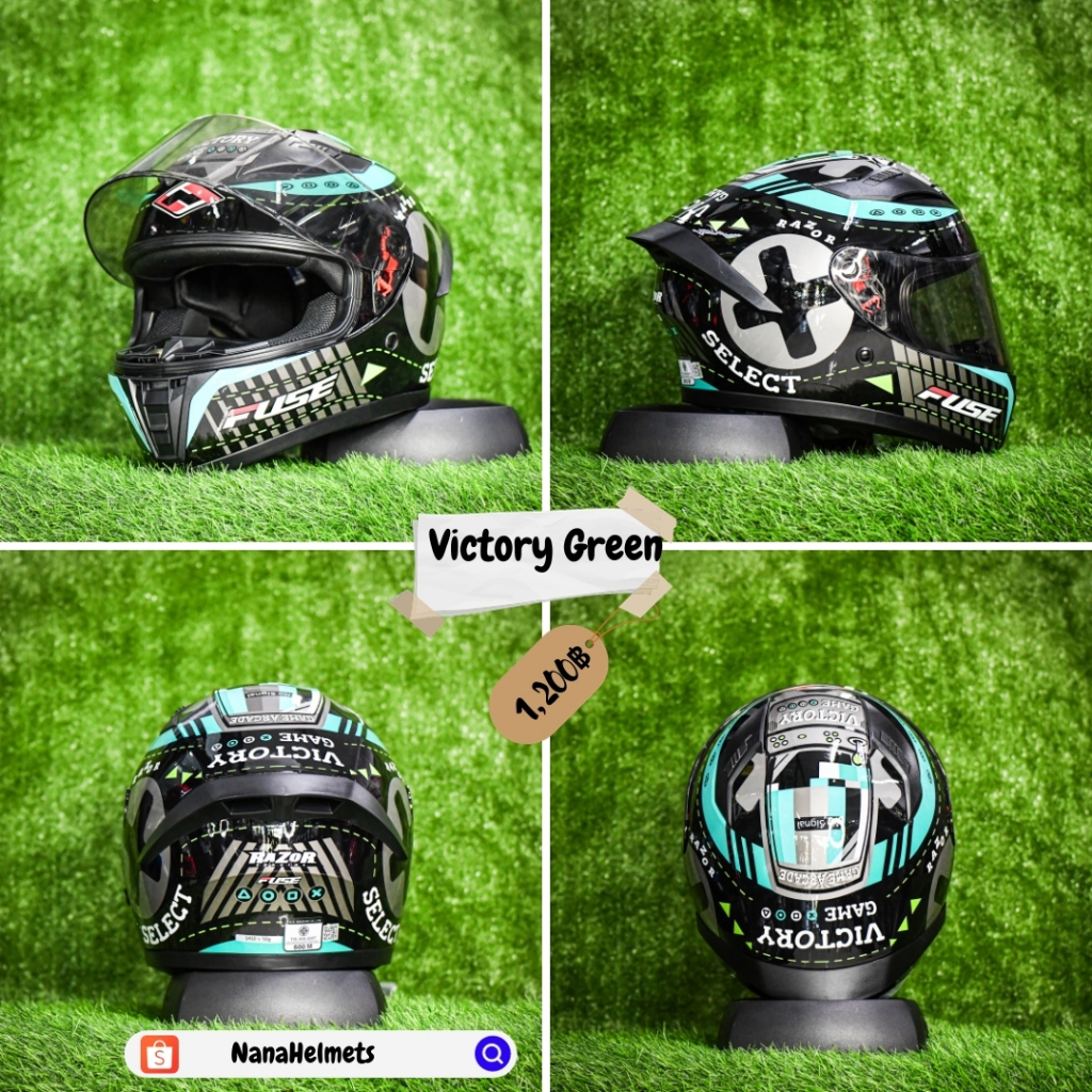 หมวกกันน็อคเต็มใบ FUSE RAZOR SP ลายREAPER | Shopee Thailand