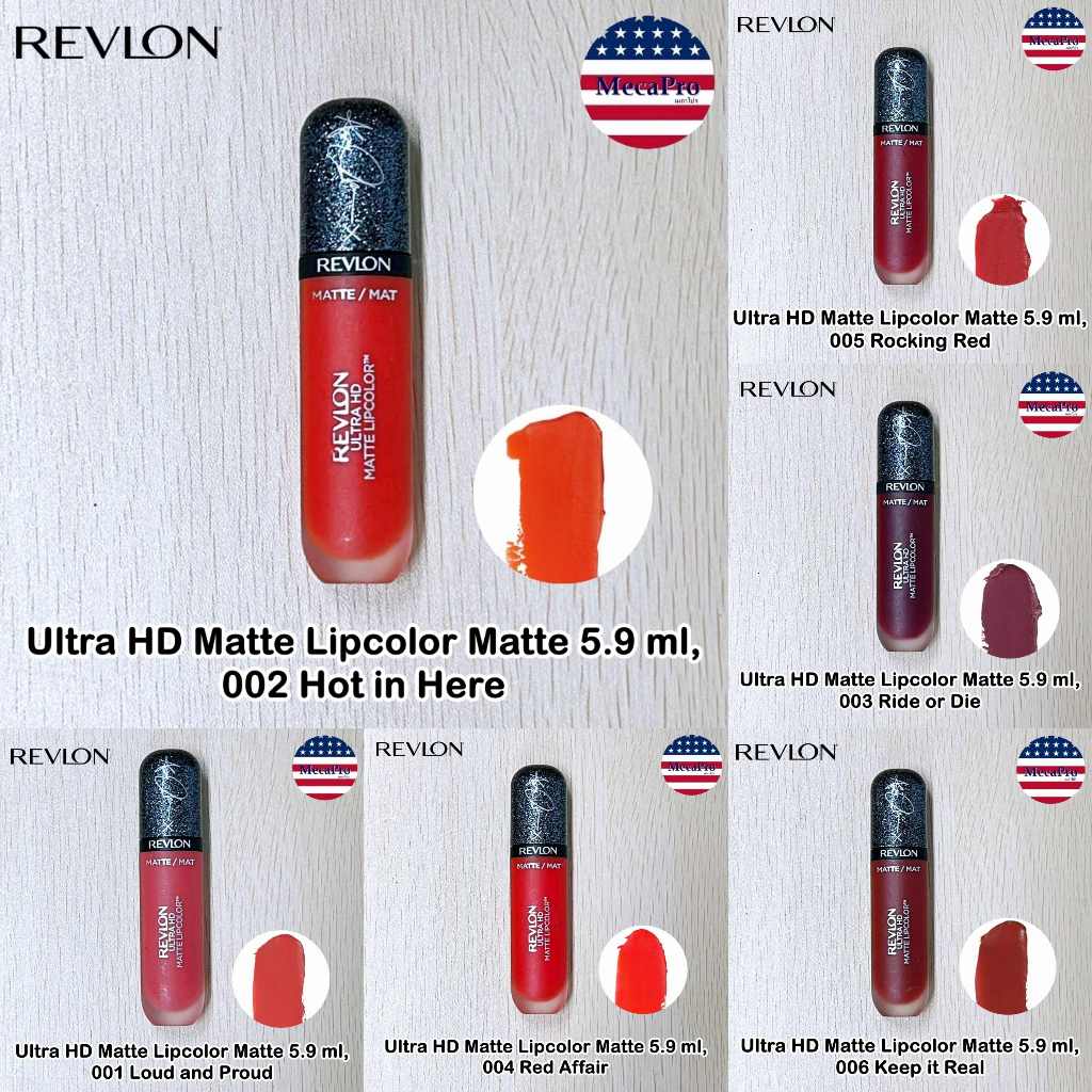 Revlon® Ultra HD Matte Lipcolor, Matte x Ashley Graham เรฟลอน อัลตร้า ...