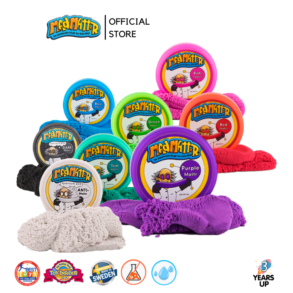 MAD MATTR® Quantum Pod แป้งโดว์สวีเดน ไม่แห้งแข็ง ตลับ 57g. ผสมสีได้